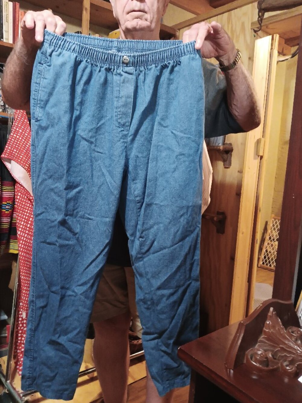 Ladies elastic waist Jeans